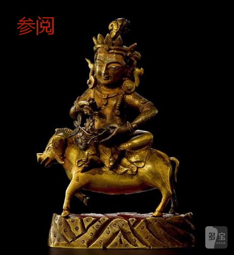 17世纪 骑狐护法像 - 图4